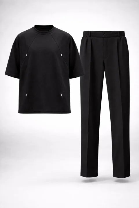 Baggy Tracksuit (Box-Fit Baggy Shirt + Korean Pants)