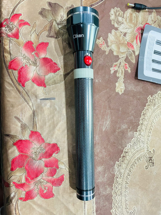 Clikon CK8314 Rechargeable LED Flashlight | 5W Cool White LED | 270 Lumens | 3.7V Lithium-Ion Battery
