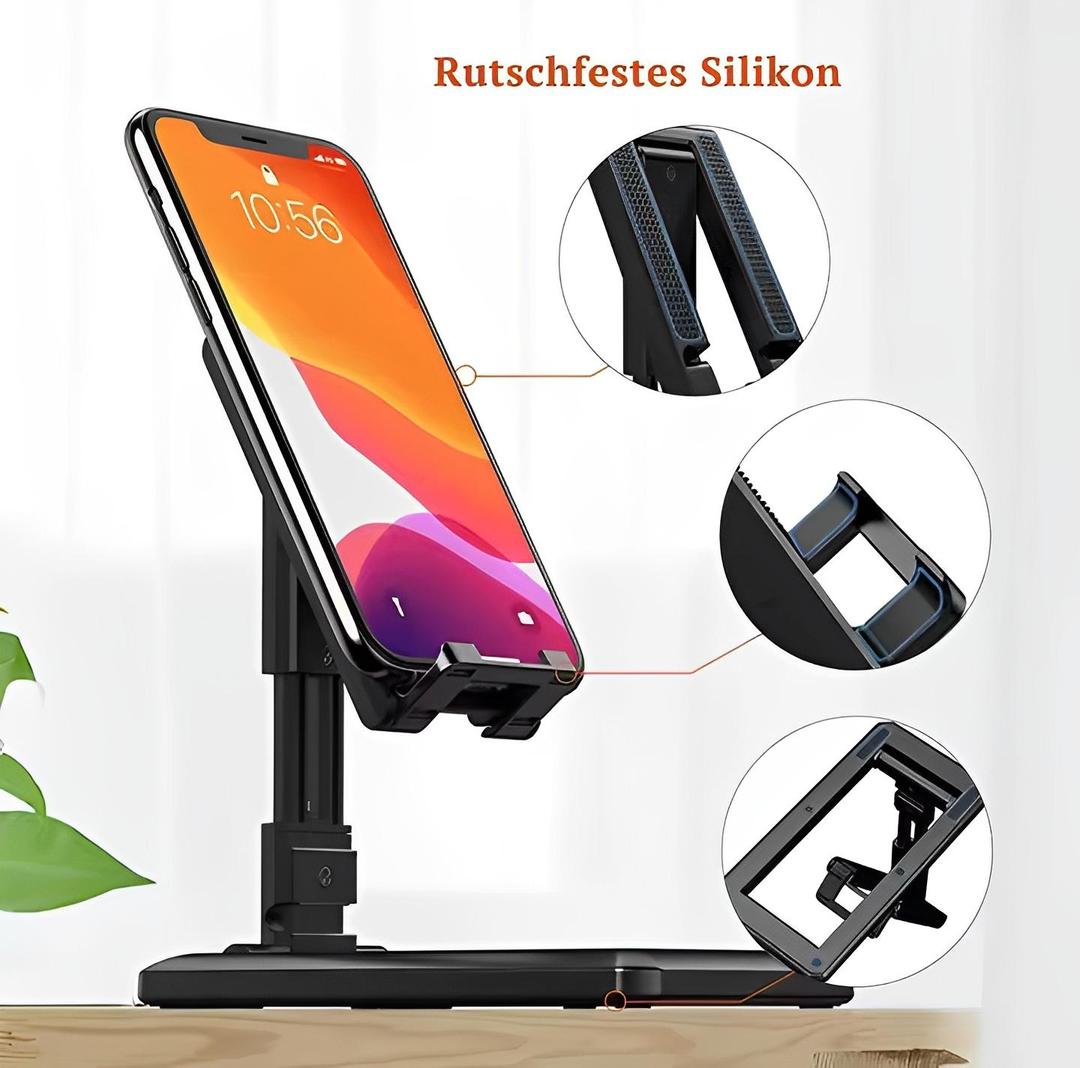 Premium Black ABS Tripod Stand for iPhone iPad Xiaomi Buy one get one free