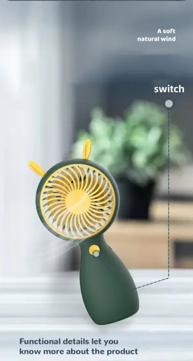 mini rechargeable fan | portable fan | usb fan fast cooling fan | queit fan