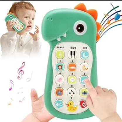 Baby Phone Toy – Musical Sound Telephone with Teether & Lights | Interactive Educational Toy for kids