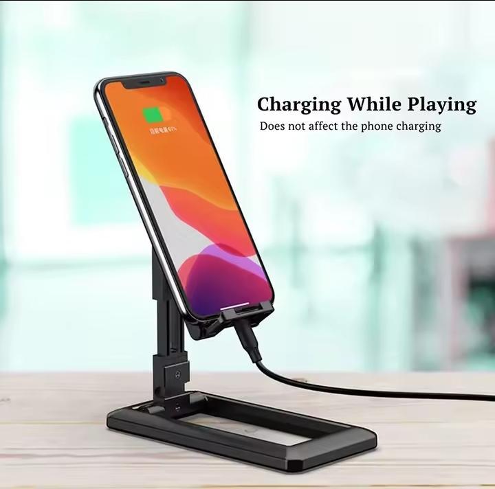Premium Black ABS Tripod Stand for iPhone iPad Xiaomi Buy one get one free