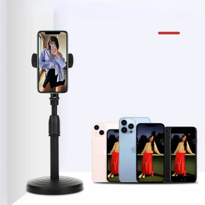 Mobile Phone Stand For Phone Retractable Holder Desk Table Clip Bracket Table Cell Phone Support Holder Mount For Live Broadcas