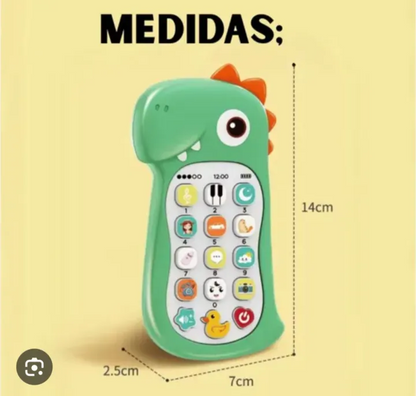 Baby Phone Toy – Musical Sound Telephone with Teether & Lights | Interactive Educational Toy for kids