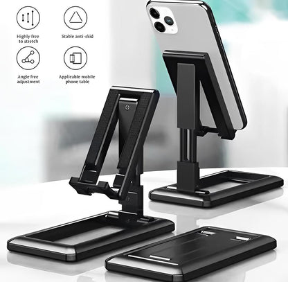 Premium Black ABS Tripod Stand for iPhone iPad Xiaomi Buy one get one free