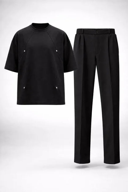 Baggy Tracksuit (Box-Fit Baggy Shirt + Korean Pants)